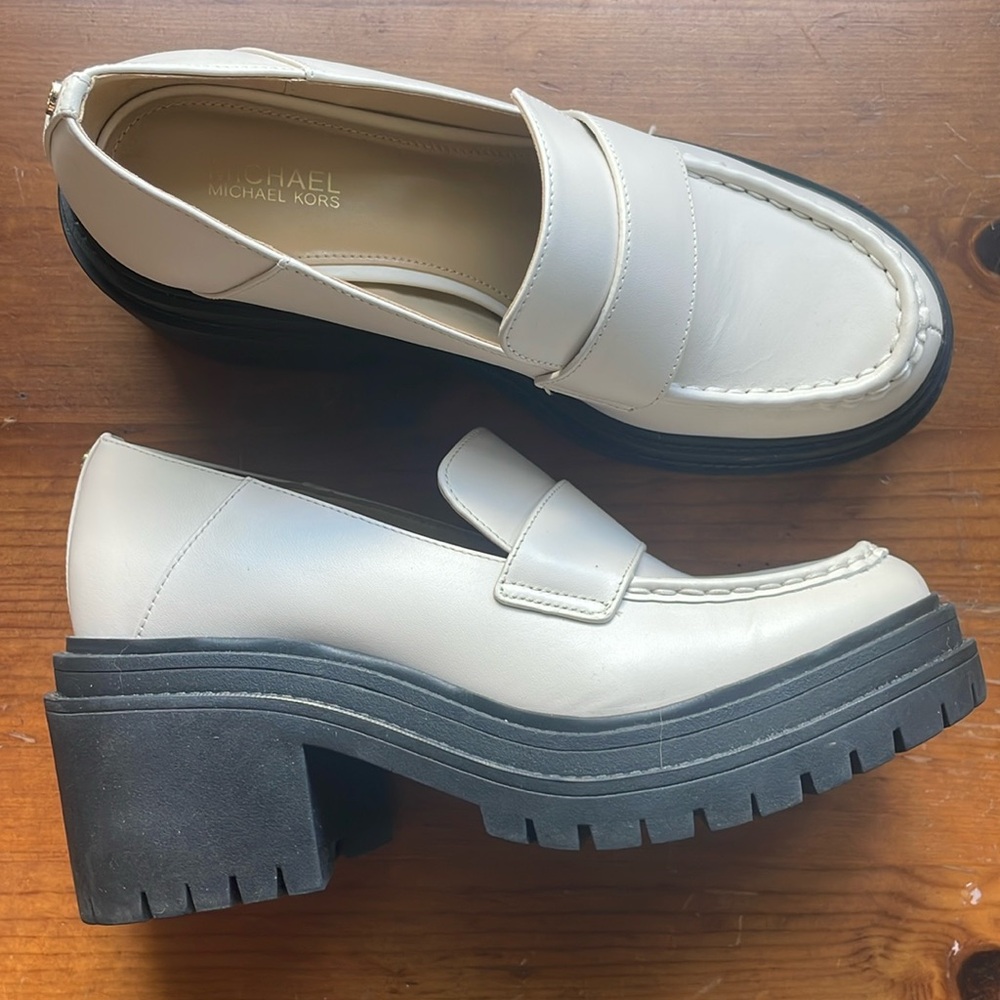 Leather loafers